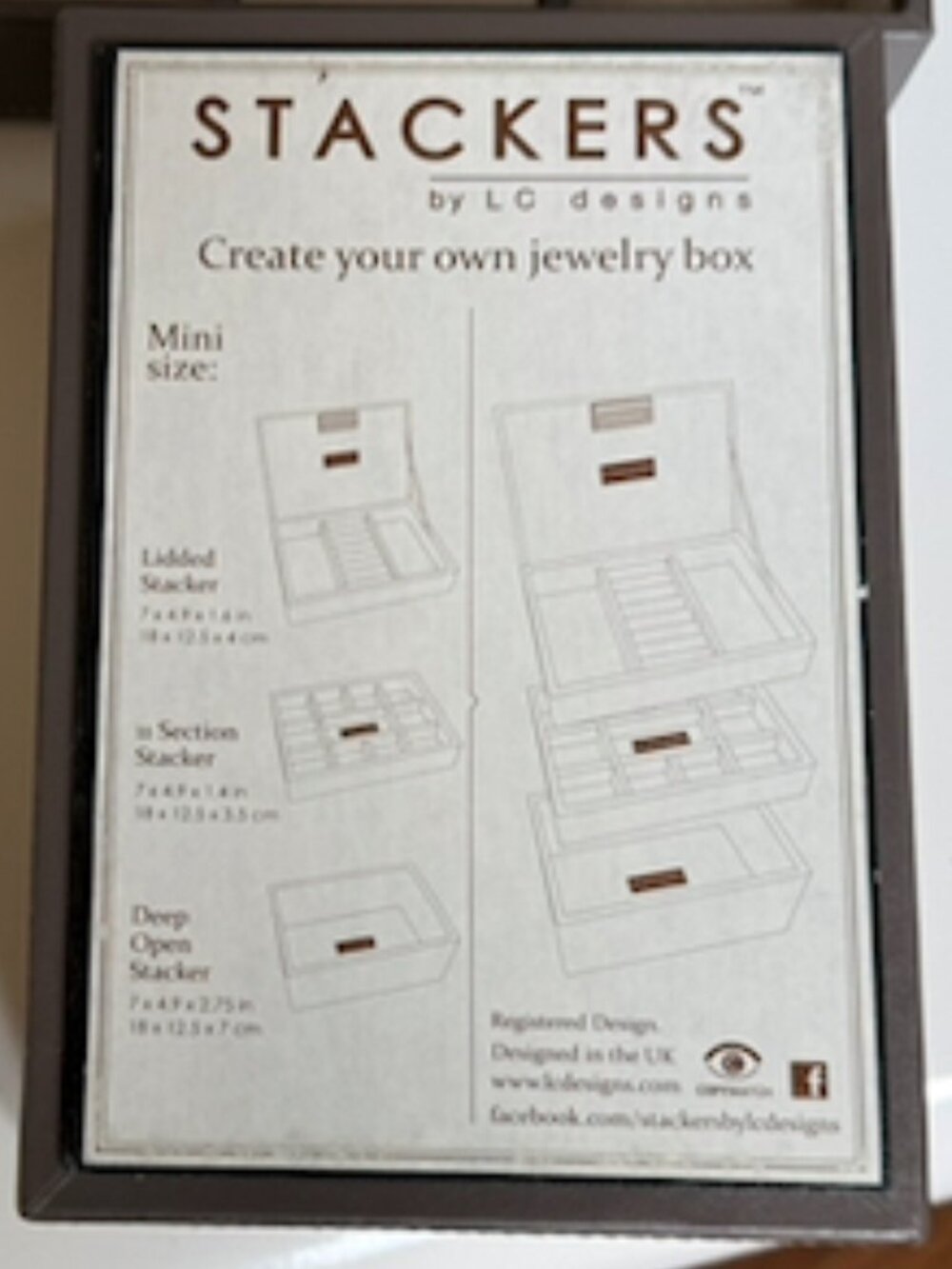 Stackers Mini Jewelry Box - Mink - Picture 9 of 10
